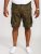 D555 Woobridge Camo Cotton Cargo Shorts - Šortky - Šortky Nadměrné Velikosti W40-W60