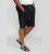 D555 Ryan Jersey Shorts 2-pack Black/Charcoal - Tepláky & kraťasy - Tepláky a Teplákové Kraťasy 2XL-12XL