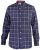 D555 Townsville Check Button Down Collar Shirt Navy - Košile - Košile 2XL-10XL