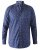 D555 Edmund AOP Shirt Navy - Košile - Košile 2XL-10XL