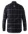D555 Harwich Flannel Check Shirt Black - Košile - Košile 2XL-10XL