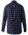 D555 Dovercourt Flannel Check Shirt Blue and Black - Košile - Košile 2XL-10XL