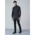 D555 Jahine Long Sleeve Printed Shirt Black - Košile - Košile 2XL-10XL