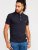 D555 Ashwell Ao Printed Polo Shirt Dark Navy - Polokošile - Polokošile 2XL-8XL - Trička s límečkem 2XL-8XL