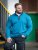 D555 Conway 1 1/4 Zip Neck Fleece Sweatshirt With Bear Logo Teal - Mikiny & mikiny s kapucí - Mikiny & Mikiny s kapucí 2XL-12XL
