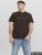 Jack & Jones STAR T-shirt Brown - Trička - Trička nadměrné velikosti - 2XL-14XL