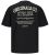 Jack & Jones JORSANTORINI BACK T-Shirt Black - Trička - Trička nadměrné velikosti - 2XL-14XL