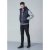 D555 Willie Hooded Quilted Jacket with Fleece sleeves - Bundy - Bundy Nadměrné Velikosti - 2XL-8XL