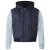 D555 Willie Hooded Quilted Jacket with Fleece sleeves - Bundy - Bundy Nadměrné Velikosti - 2XL-8XL