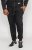 D555 Buckingham Cuffed Jogger With Side Pockets Black Tall Sizes - PÁNSKÉ OBLEČENÍ MT-6XLT - TALL-velikosti