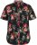 D555 LENNOX Hawaiian AO Print Shirt Black - Košile - Košile 2XL-10XL