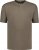 Adamo Silas Regular fit Serafino T-shirt Khaki - Trička - Trička nadměrné velikosti - 2XL-14XL