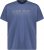 Adamo Simon Regular fit Printed T-shirt Denim Blue - Trička - Trička nadměrné velikosti - 2XL-14XL