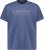 Adamo Simon Regular fit Printed T-shirt Denim Blue - Trička - Trička nadměrné velikosti - 2XL-14XL