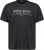 Adamo Simon Regular fit Printed T-shirt Charcoal - Trička - Trička nadměrné velikosti - 2XL-14XL