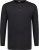 Adamo Sven Regular fit Serafino Long sleeve T-shirt Black - Trička - Trička nadměrné velikosti - 2XL-14XL