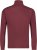 Adamo Fabio Comfort fit Turtleneck Long sleeve T-shirt Burgundy - Trička - Trička nadměrné velikosti - 2XL-14XL