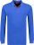 Adamo Peter Comfort fit Long sleeve Polo Blue - Polokošile - Polokošile 2XL-8XL - Trička s límečkem 2XL-8XL