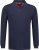 Adamo Peter Comfort fit Long sleeve Polo Navy - Polokošile - Polokošile 2XL-8XL - Trička s límečkem 2XL-8XL