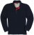 Adamo Peter Comfort fit Long sleeve Polo Navy - Polokošile - Polokošile 2XL-8XL - Trička s límečkem 2XL-8XL