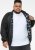 D555 MARSDEN Hybrid Knitted Jacket With Bonded Fleece Lining Black - Bundy - Bundy Nadměrné Velikosti - 2XL-8XL