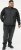 D555 MARSDEN Hybrid Knitted Jacket With Bonded Fleece Lining Black - Bundy - Bundy Nadměrné Velikosti - 2XL-8XL