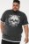 D555 DARREN Skull Printed T-Shirt With Double Layer On Hem & Cuff Black Reno - Trička - Trička nadměrné velikosti - 2XL-14XL