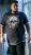 D555 DARREN Skull Printed T-Shirt With Double Layer On Hem & Cuff Black Reno - Trička - Trička nadměrné velikosti - 2XL-14XL
