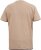 D555 SANDFORD Double Layer On Neck Ribs And Hem Waffle Textured T-Shirt Beige - Trička - Trička nadměrné velikosti - 2XL-14XL