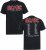 D555 JAILBREAK Official Ac/Dc Printed T-Shirt With Front And Back Print - Black - Trička - Trička nadměrné velikosti - 2XL-14XL
