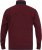 D555 HIRALDO Quarter Neck Pique Fleece Sweatshirt With Chest Embroidery Red - Mikiny & mikiny s kapucí - Mikiny & Mikiny s kapucí 2XL-12XL