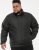 D555 Rudy Showerproof Fleece Lined Jacket With Packaway Hood - Black - Bundy - Bundy Nadměrné Velikosti - 2XL-8XL