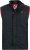 D555 FELIPE Zip Through Padded Gilet With Contrast Colour Lining And Rubber Badge Black - Bundy - Bundy Nadměrné Velikosti - 2XL-8XL