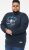 D555 KEYWORTH Authentic Printed Crew Neck Sweatshirt Navy - Mikiny & mikiny s kapucí - Mikiny & Mikiny s kapucí 2XL-12XL