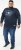 D555 KEYWORTH Authentic Printed Crew Neck Sweatshirt Navy - Mikiny & mikiny s kapucí - Mikiny & Mikiny s kapucí 2XL-12XL