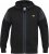 D555 DEAN Couture Zip Through Hoody With Woven Contrast Fabric Trim Black - Mikiny & mikiny s kapucí - Mikiny & Mikiny s kapucí 2XL-12XL