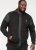 D555 DEAN Couture Zip Through Hoody With Woven Contrast Fabric Trim Black - Mikiny & mikiny s kapucí - Mikiny & Mikiny s kapucí 2XL-12XL
