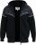 D555 HENNESSEY Zip Through Hoody With Sherpa Lining Black - Mikiny & mikiny s kapucí - Mikiny & Mikiny s kapucí 2XL-12XL
