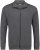 Adamo Athen Sweat Jacket with Full Zipper Charcoal - Mikiny & mikiny s kapucí - Mikiny & Mikiny s kapucí 2XL-12XL