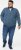 D555 ECCLES Cable Knitted Zip Through Sweater With Bonded Check Lining Denim Marl - Mikiny & mikiny s kapucí - Mikiny & Mikiny s kapucí 2XL-12XL