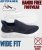D555 Blyth 2 Kingsize Hands Free Shoes With Knitted Top Navy - Pánská obuv 40-52 - 