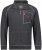 Adamo Manuel Sweatshirt with Zipper Charcoal - Mikiny & mikiny s kapucí - Mikiny & Mikiny s kapucí 2XL-12XL