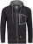 Adamo Michael Hoodie with Zipper Black - Mikiny & mikiny s kapucí - Mikiny & Mikiny s kapucí 2XL-12XL