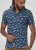 D555 Hartlepool Short Sleeve Vintage Car AOP Stretch Shirt Blue - Košile - Košile 2XL-10XL