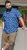D555 Hartlepool Short Sleeve Vintage Car AOP Stretch Shirt Blue - Košile - Košile 2XL-10XL