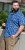D555 Hartlepool Short Sleeve Vintage Car AOP Stretch Shirt Blue - Košile - Košile 2XL-10XL