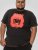 D555 Uxbridge Official AC/DC Band Printed Crew Neck T-Shirt Washed Black TALL SIZES - PÁNSKÉ OBLEČENÍ MT-6XLT - TALL-velikosti