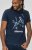 D555 Cameron Official Terminator Printed Crew Neck T-Shirt Dark Navy - Trička - Trička nadměrné velikosti - 2XL-14XL