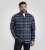 D555 Shrewsbury Long Sleeve with Chest Pocket Blue/Navy Check - Košile - Košile 2XL-10XL