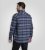 D555 Shrewsbury Long Sleeve with Chest Pocket Blue/Navy Check - Košile - Košile 2XL-10XL